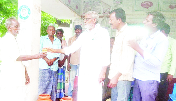 చలివేంద్రం ప్రారంభం