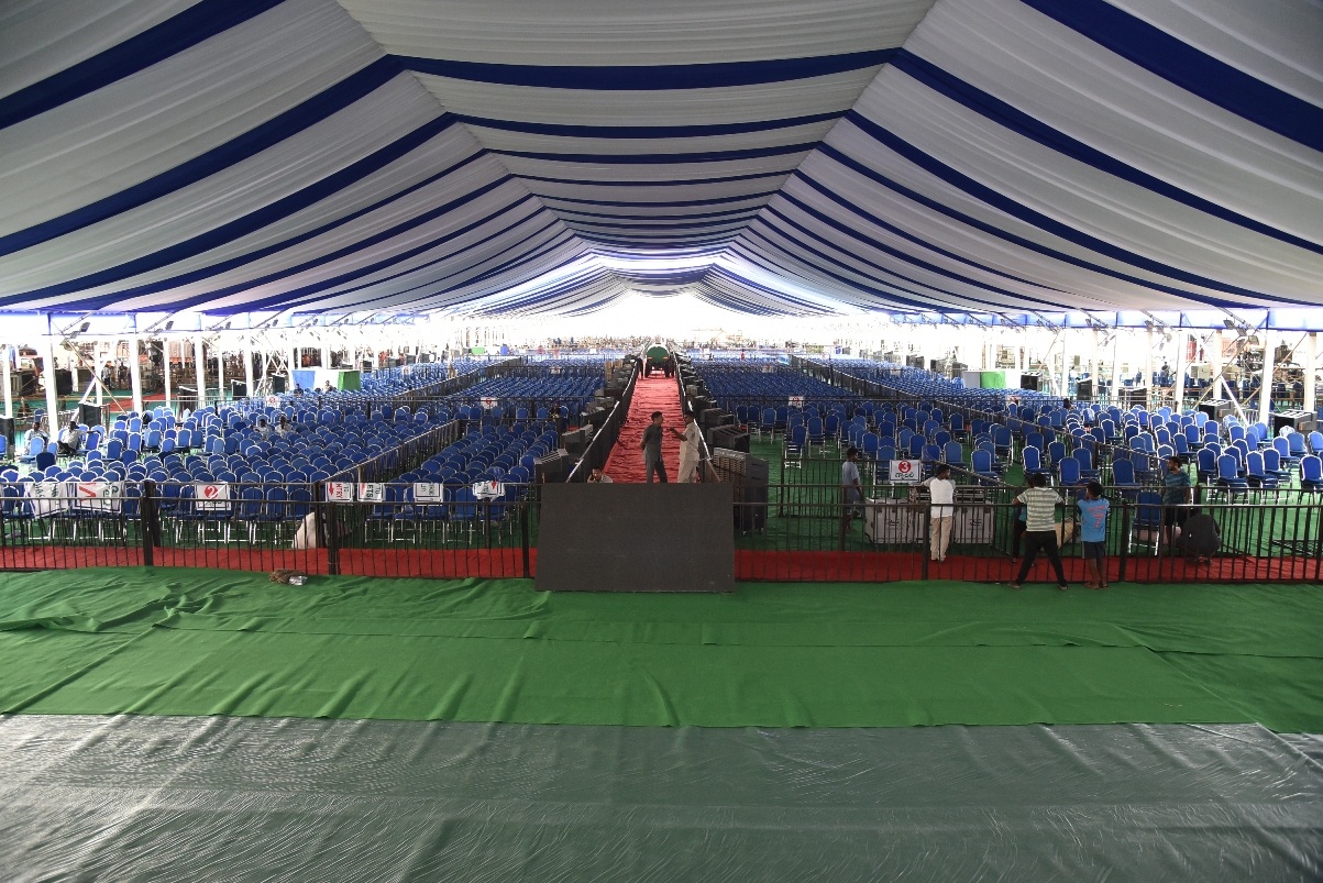 సిఎం సభకు భారీగా జనసమీకరణ