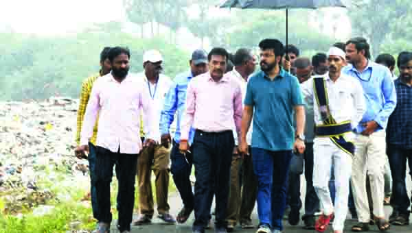 భీమిలిలో జివిఎంసి కమిషనర్‌ పర్యటన