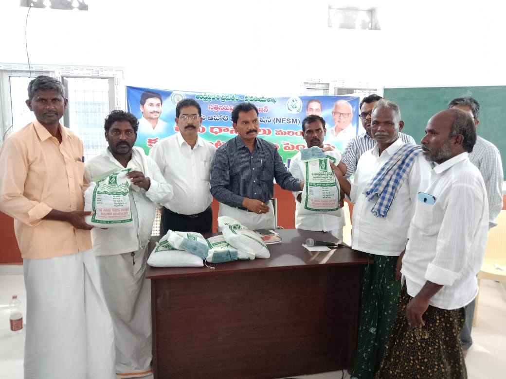 కొంత విస్తీర్ణంలో అయిన చిరు ధాన్యాల సాగు