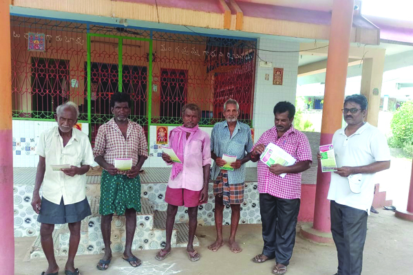 కౌలు రైతుల జాతాపై ప్రచారం