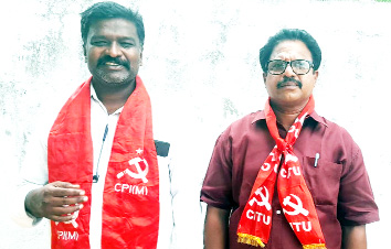 విలేకర్ల సమావేశంలో మాట్లాడుతున్న సిపిఎం జిల్లా కార్యదర్శి శ్రీనివాసులు