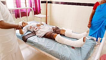 ప్రొద్దుటూరు ప్రభుత్వాస్పత్రిలో చికిత్స పొందుతున్న సానియా