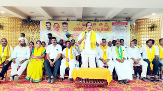 మాట్లాడుతున్న బత్యాల చెంగల్రాయుడు