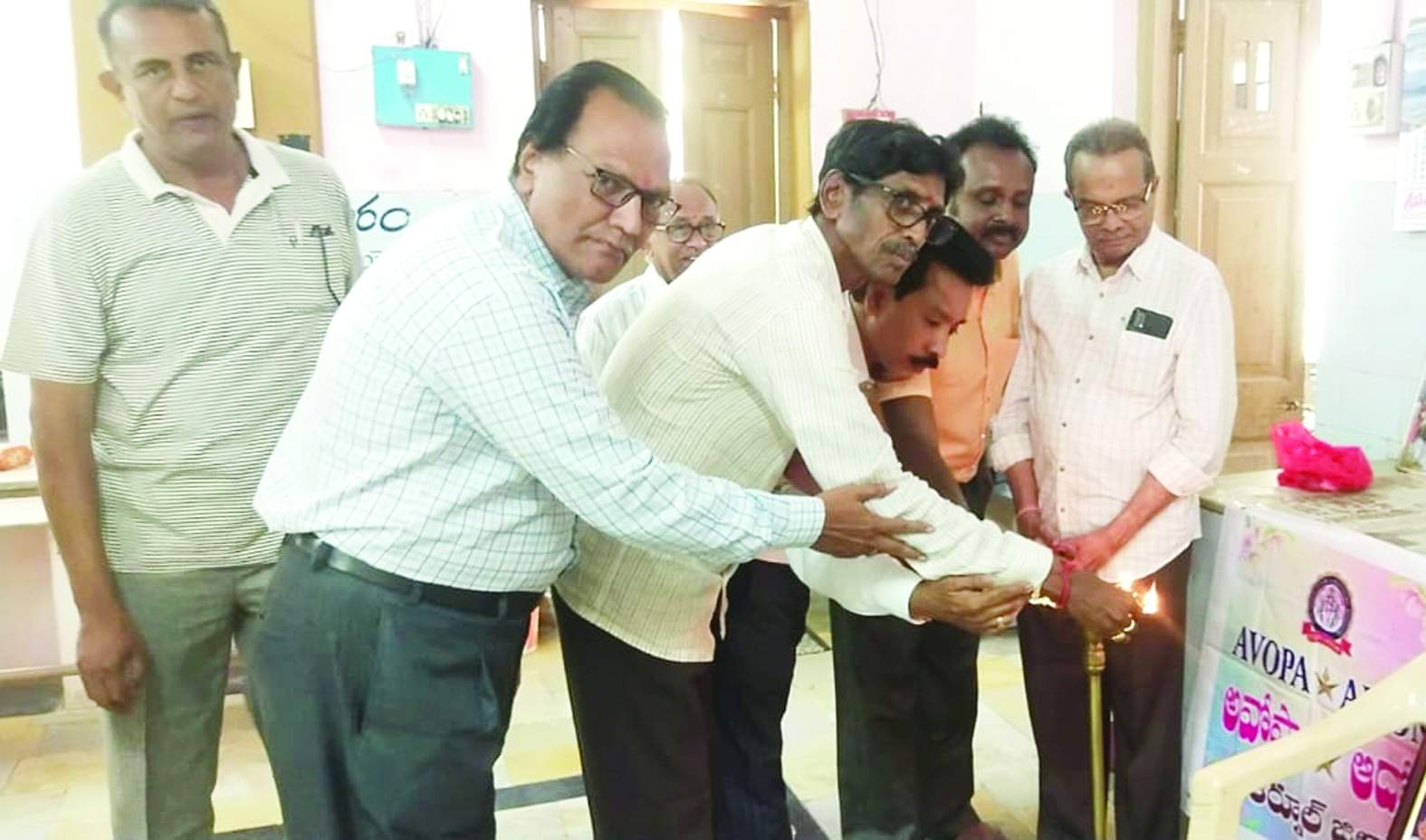 శిబిరాన్ని ప్రారంభించిన సభ్యులు