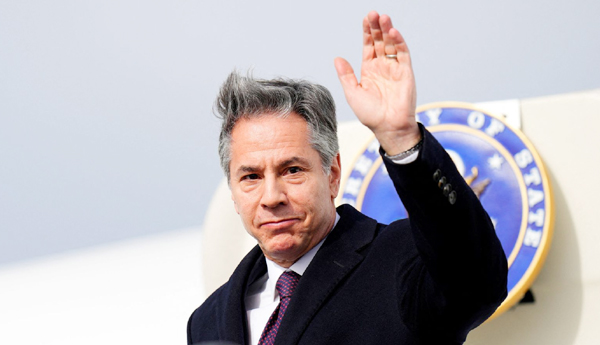 Antony Blinken lands in Beijing
