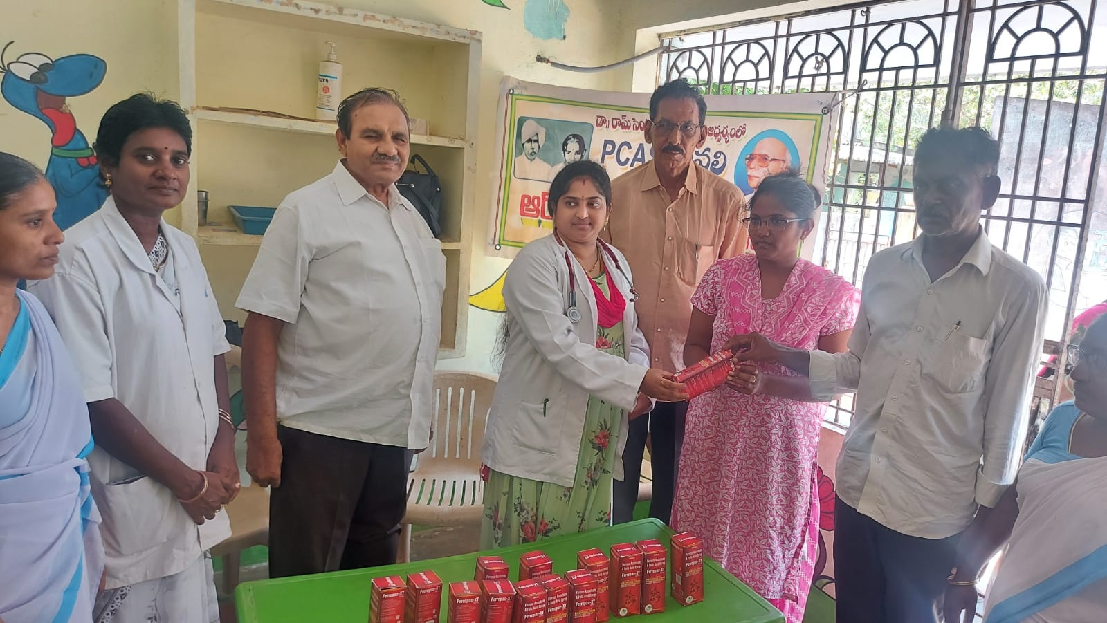అంగన్‌వాడీ కేంద్రంలో వైద్యశిబిరం