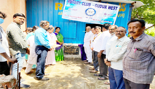 Rotary-Club-Gudur-West-Arvo-Plant-in-Govt-Hospital