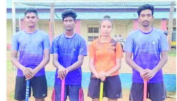 జాతీయ స్థాయి హాకీ పోటీలకు ఎంపిక