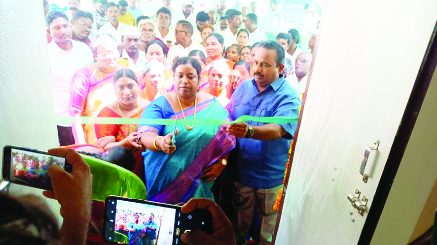 రూ.30 లక్షలతో నూతన భవనం ప్రారంభం