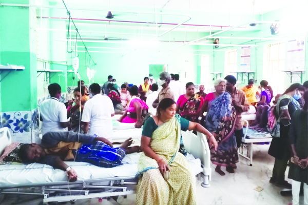 జిజిహెచ్‌కు సమస్యల సుస్తీ