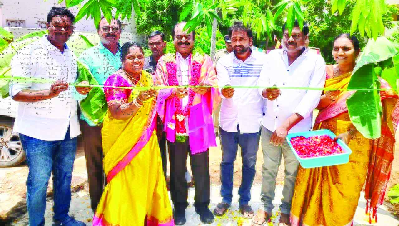 గ్రామాల్లో మౌలిక వసతుల కల్పనే లక్ష్యం : డిఎన్‌ఆర్‌