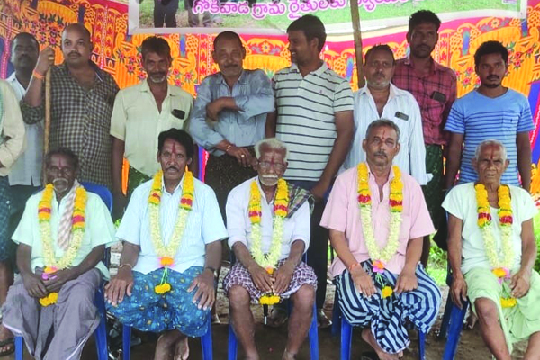 మూడో రోజుకు రైతుల రిలే దీక్ష