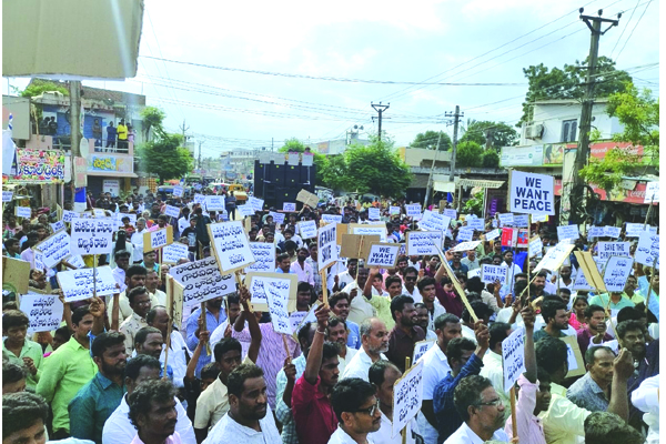 మణిపూర్‌ ఘటనలపై నిరసన