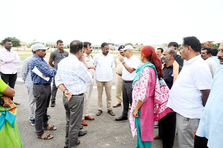 కేంద్ర మంత్రి పర్యటనకు పకడ్బందీగా ఏర్పాట్లు : కలెక్టర్‌  