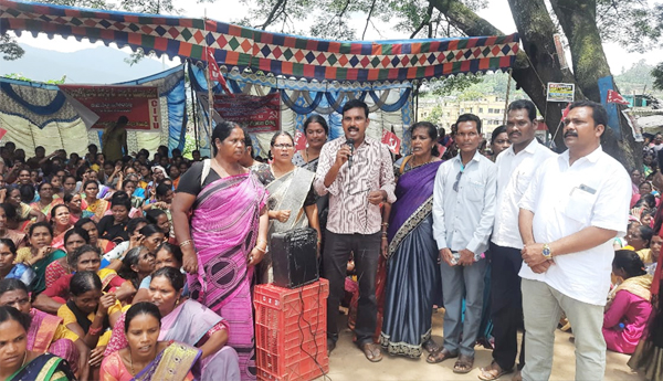 anganwadi-workers-protest-paderu