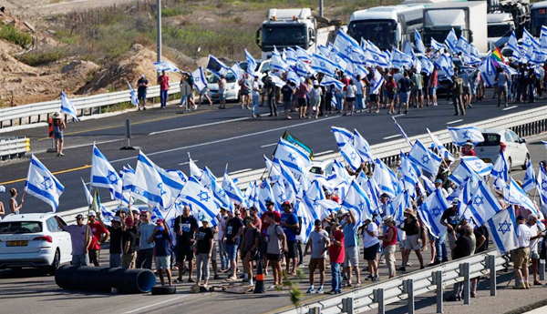 israelis-block-highways-nationwide-protests-governments-overhaul-judiciary