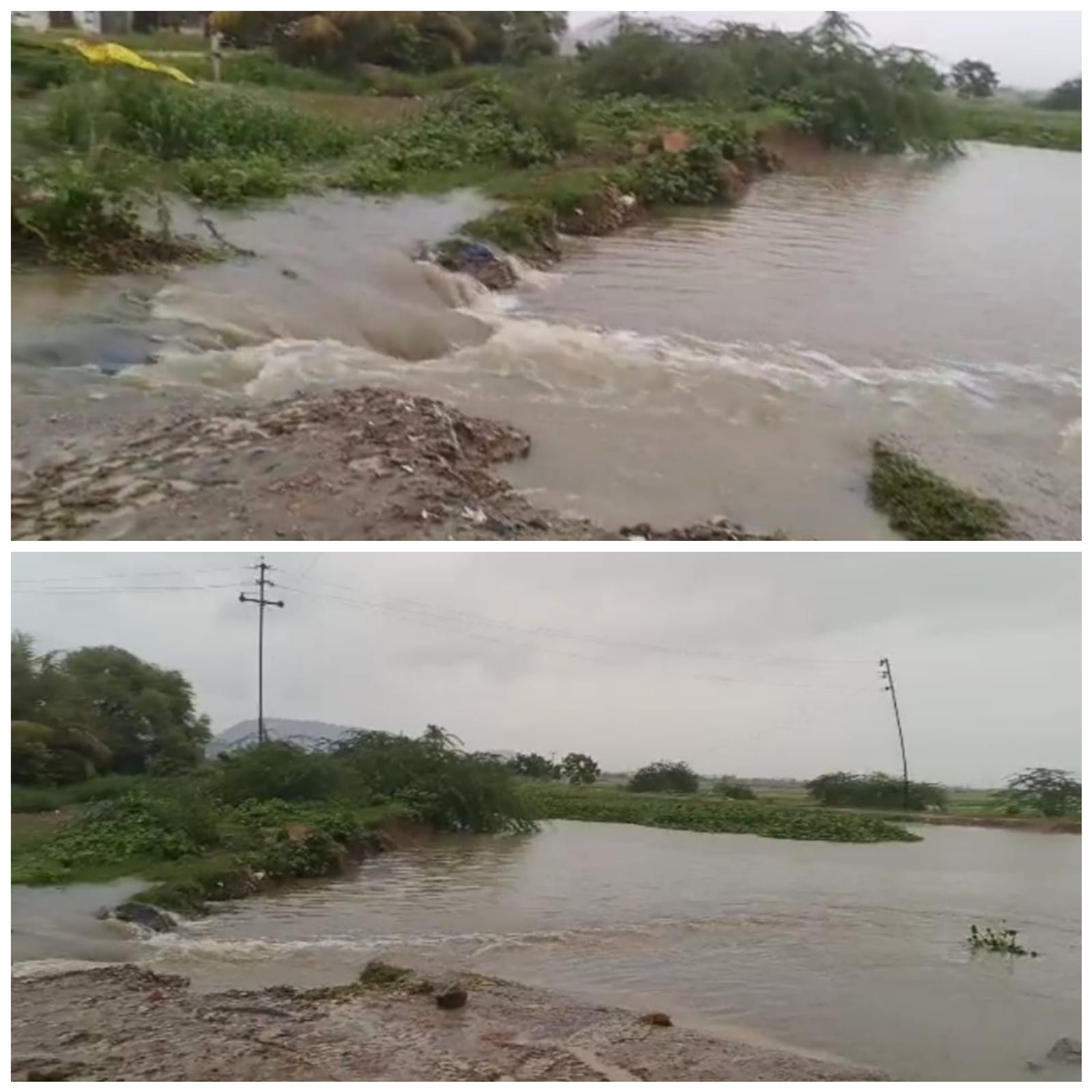 గుంటూరు ఛానల్‌లోకి మురుగు నీరు