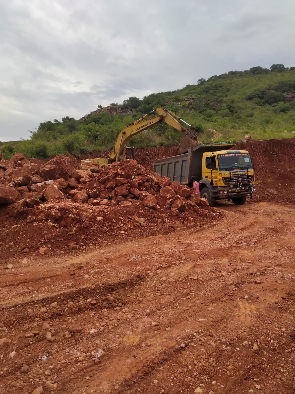ఎర్రమట్టి అక్రమ తవ్వకాలనలు చూసినా..