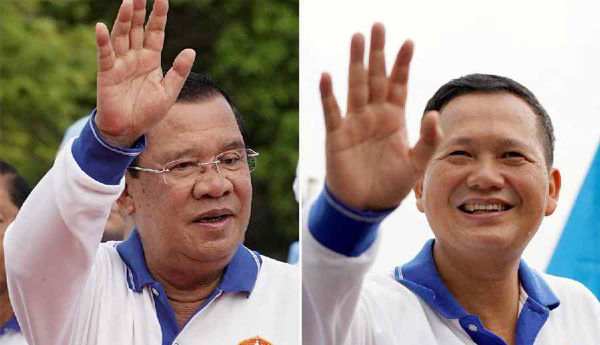 కుమారుడికి ప్రధాని పదవి కట్టబెడుతున్న కంబోడియా ప్రధాని