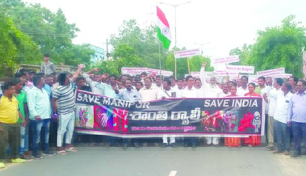 వేటపాలెంలో శాంతి ర్యాలీ