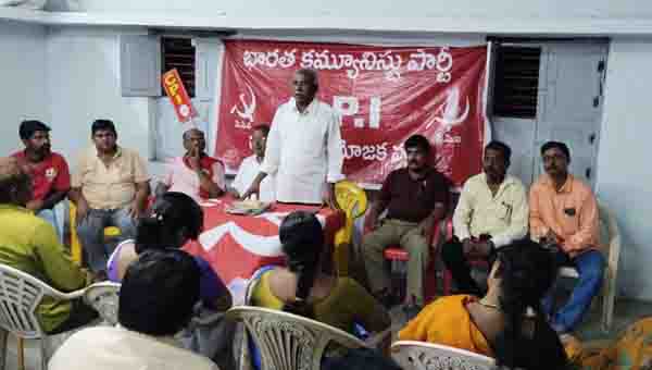 17 నుంచి సిపిఐ బస్సుయాత్ర