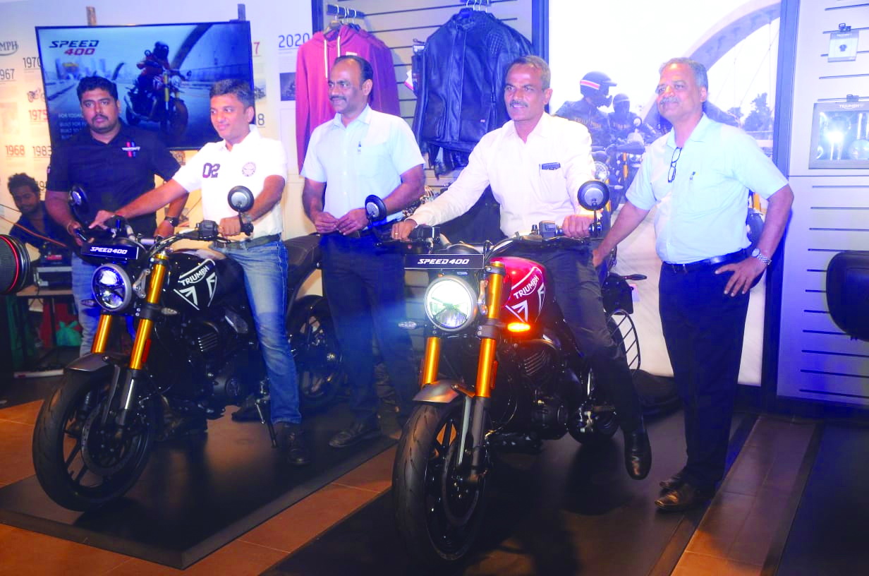 ట్రయంప్‌ స్పీడ్‌ 400 బైక్‌ విడుదల