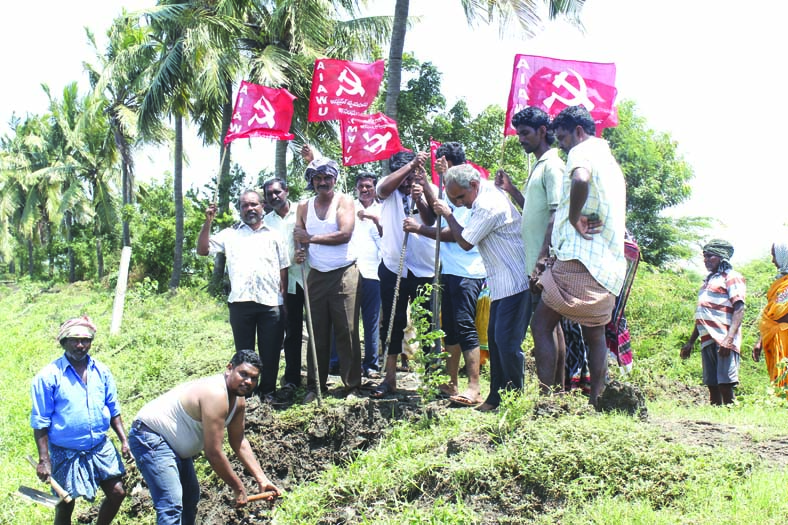 దోసపాడు భూపోరు ఉధృతం..!