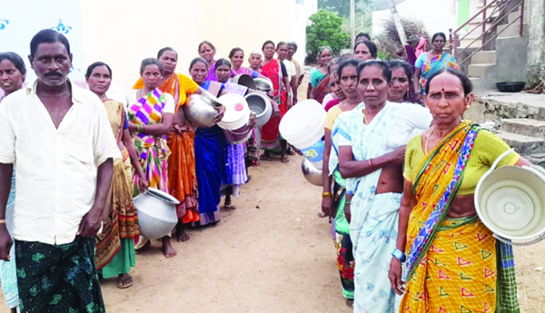 పెదపెంకిలో దాహం కేకలు