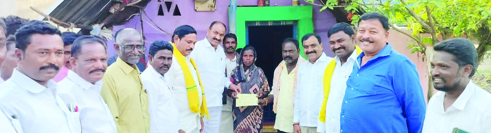 బదినేహాల్‌ గ్రామంలో టిడిపి నాయకుల ప్రచారం