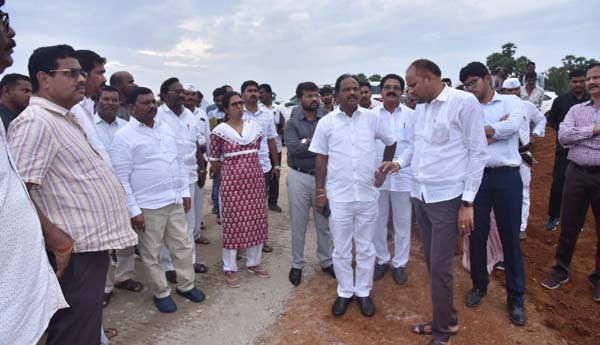 ముఖ్యమంత్రి పర్యటనకు పకడ్బందీగా ఏర్పాట్లు