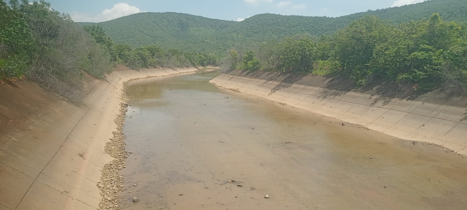 నిలిచిపోయిన నీటి ప్రవాహం
