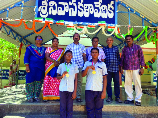 రెజ్లింగ్‌ పోటీలలో జాతీయ స్థాయికి ఎంపిక