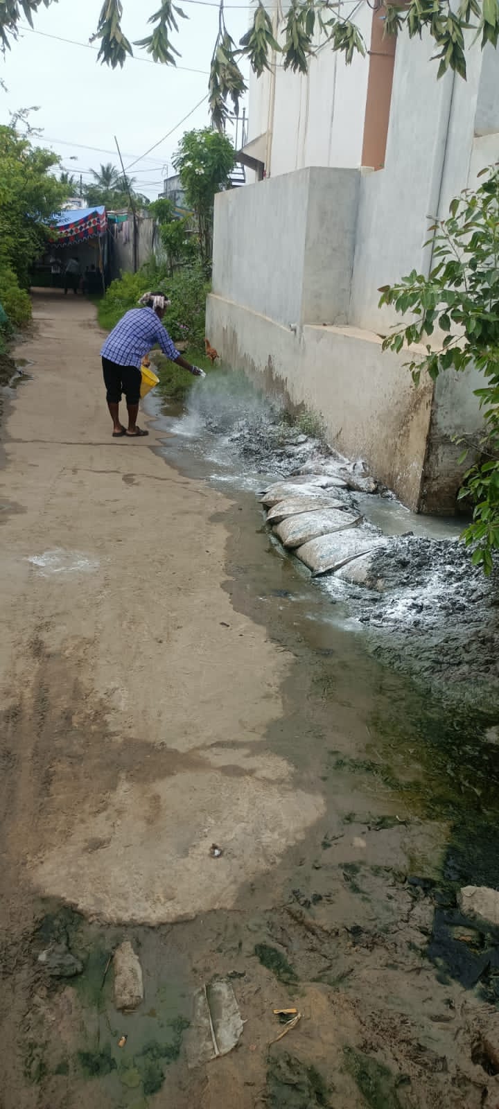 మురుగు నీటి తొలగింపుకు చర్యలు