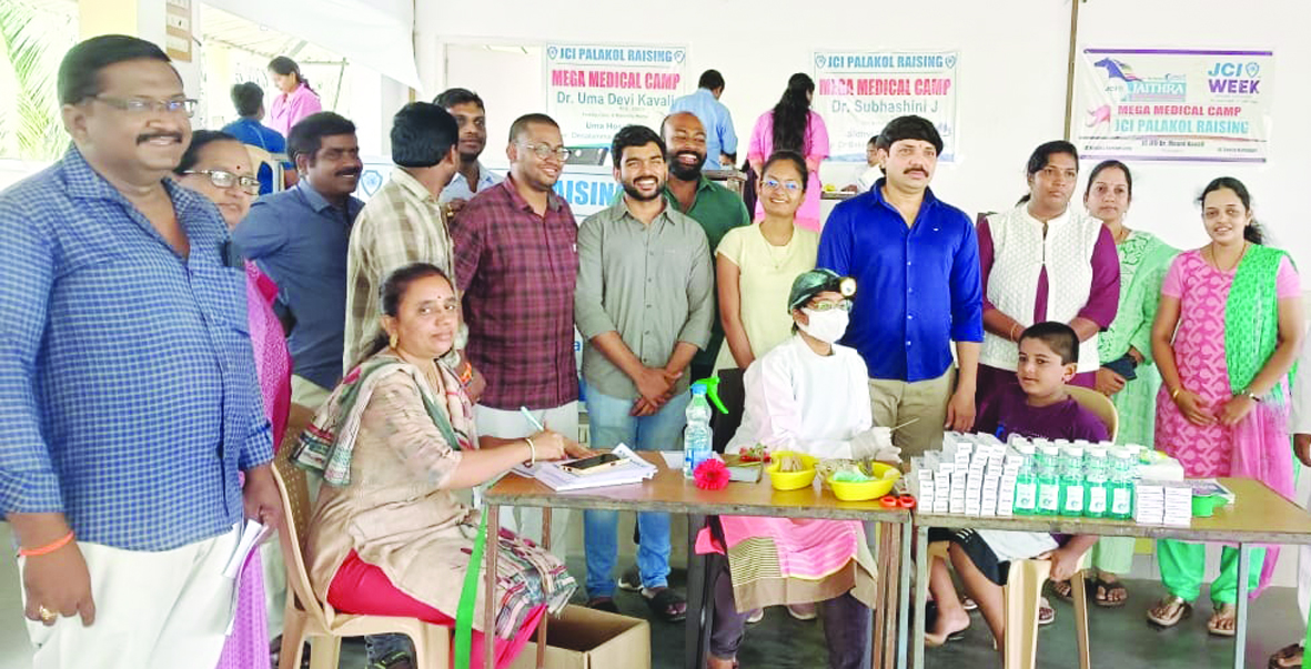జెసిఐ ఆధ్వర్యంలో ఉచిత మెగా వైద్య శిబిరం