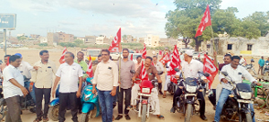 .రాయచోటి : పట్టణంలో నిర్వహిస్తున్న యుటిఎఫ్‌ బైక్‌ జాతా