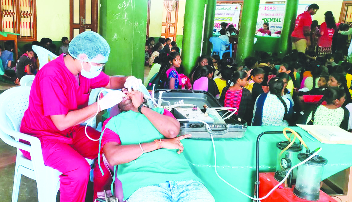140 మందికి దంత పరీక్షలు