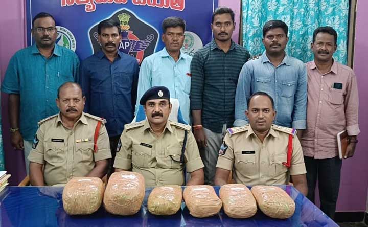 గంజాయి విక్రయ ముఠా అరెస్టు