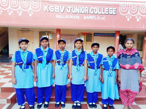 జిల్లా స్థాయి పోటీలకు ఎంపికైన కేజీబీవీ విద్యార్ధులు