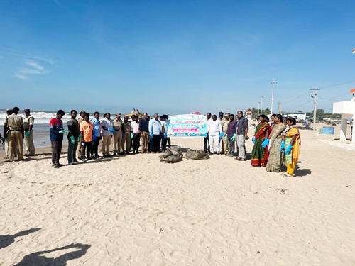 సూర్యలంక సముద్ర తీరంలో అంతర్జాతీయ తీర పరిశుభ్రత దినోత్సవం