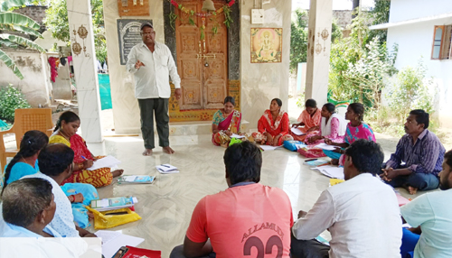 మాట్లాడుతున్న ఎన్ ఎఫ్ ఏ శ్రీనివాసరావు