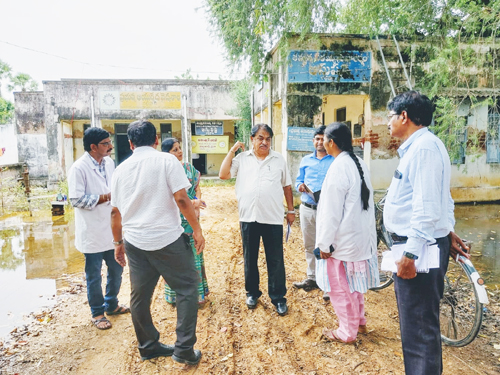 భట్టిప్రోలు ఆయుర్వేద వైద్యశాలను పరిశీలించిన ఆయుష్ బృందం