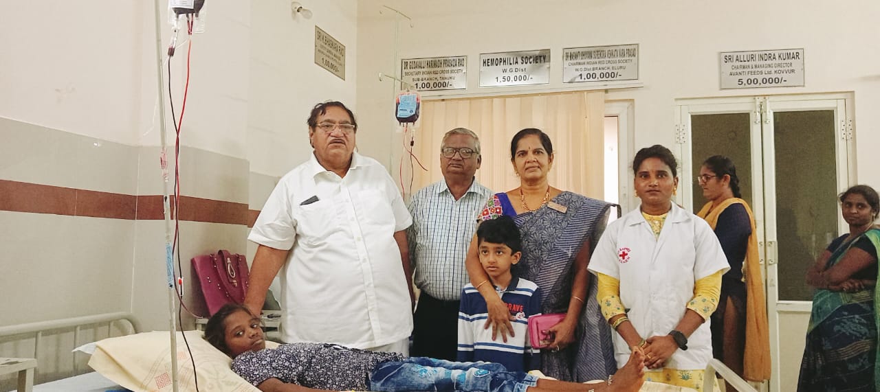 15 మంది తలసేమియా చిన్నారులకు రక్తమార్పిడి