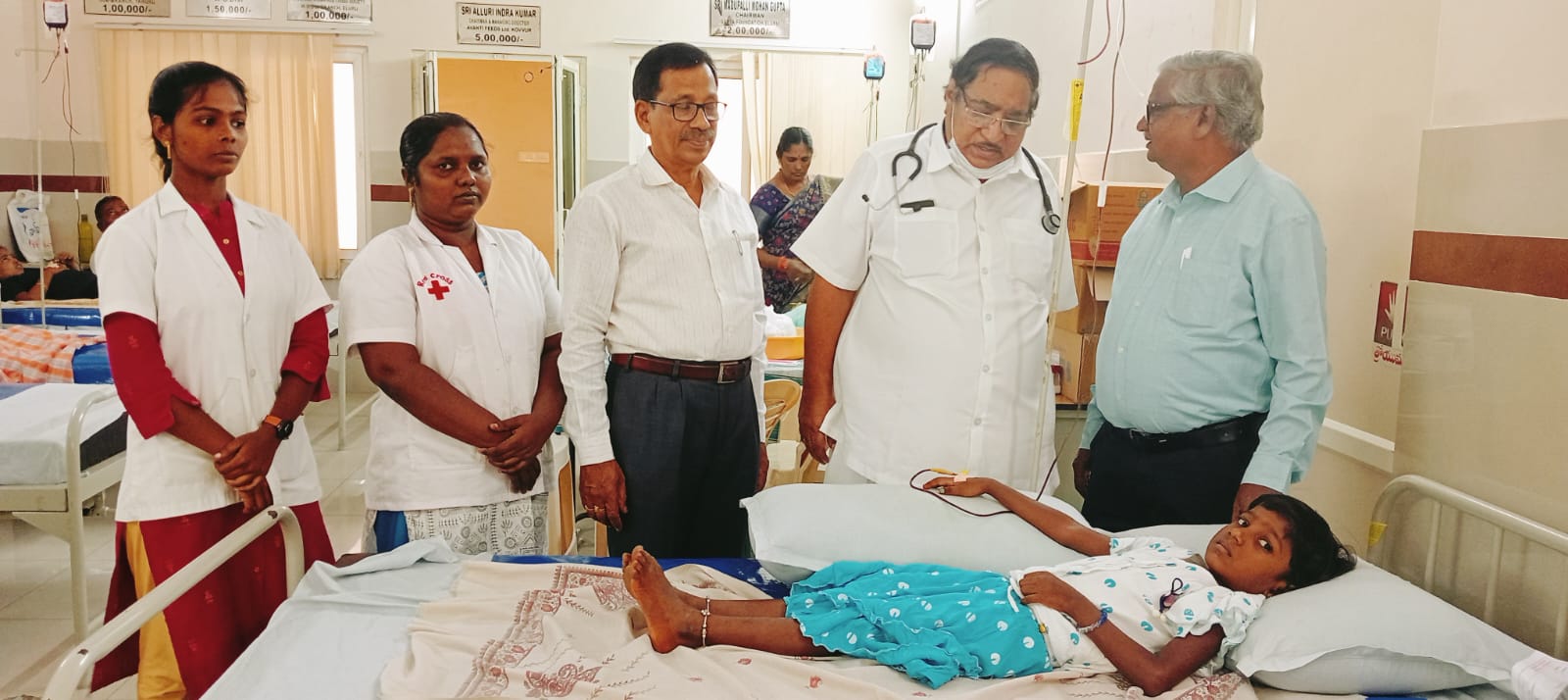 11 మంది తలసేమియా చిన్నారులకు రక్తమార్పిడి