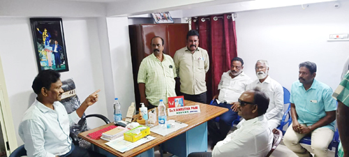 డాక్టర్  అమృతపాణి, ఆమంచి కృష్ణమోహన్ 