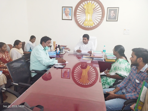 జిల్లా జాయింట్ కలెక్టర్ శ్రీధర్