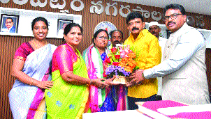 మచిలీపట్నం నూతన మేయర్‌గా చిటికెన వెంకటేశ్వరమ్మ ఎన్నిక