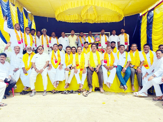 చాపాడు: రిలే నిరాహారదీక్షలకు సంఘీభావం తెలుపుతున్న లింగారెడ్డి