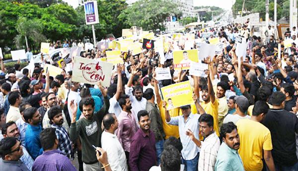 Concerns-of-IT-employees-over-Chandrababus-arrest-Police-restrictions