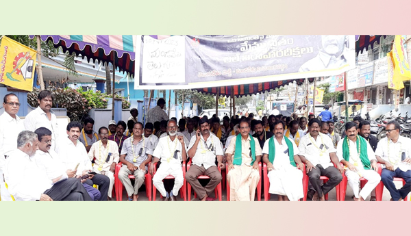 TDP-relay-hunger-strike-enters-9th-day-in-Mandapet